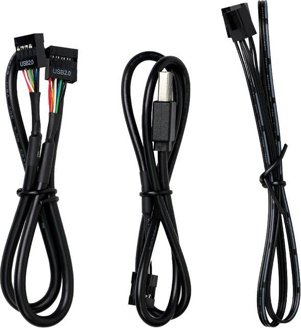 Produktbild Lian-Li EDGE HUB, 4x USB, 6x PWM - schwarz