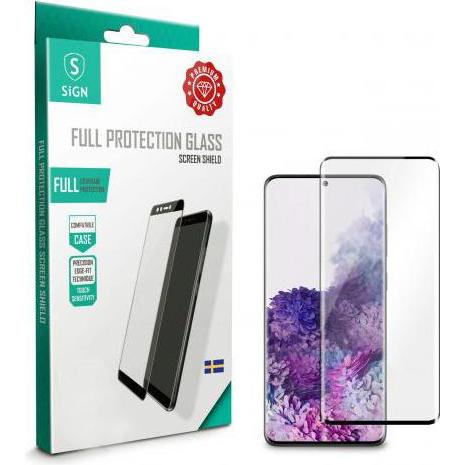 SIGN Samsung Galaxy S21 Plus Protezione dello schermo a copertura totale Vetro temperato (Samsung Galaxy S21+), Pellicola protettiva smartphone