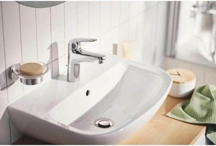 Produktbild Grohe Swift QuickFix Lavaboarmatur, S-Size, 3-in-1 Tool, Zugstange, wassersparend, chrom