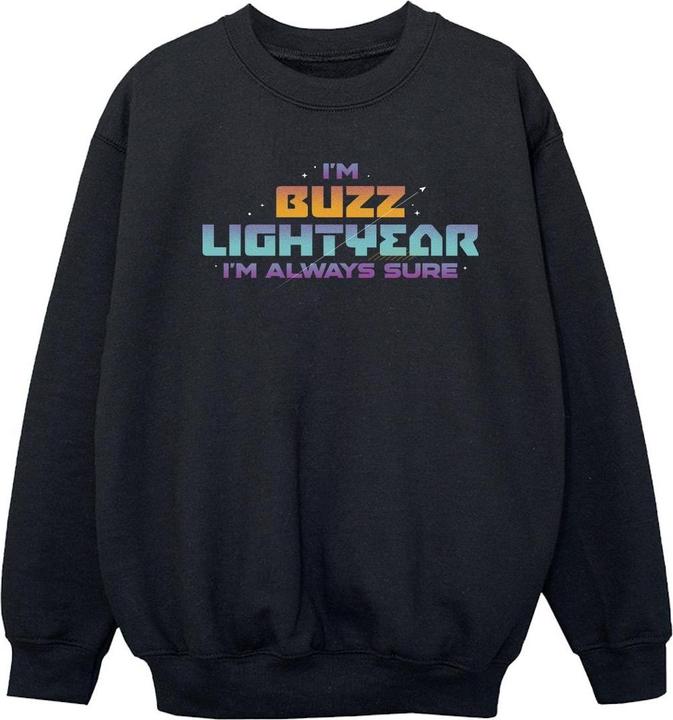 Produktbild Disney Lightyear Always Sure Text Sweatshirt Mädchen (128)