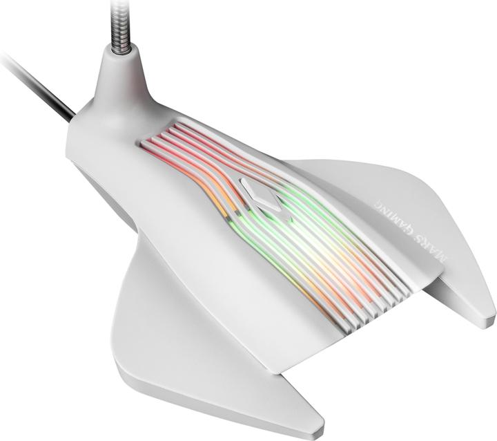 Actual product image Mars Gaming Microphone Sur Pied Mmic RGB (Blanc)