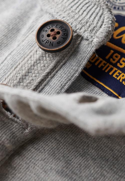Produktbild Superdry Grandad-Oberteil im Vintage-Stil mit langen Ärmeln (S)
