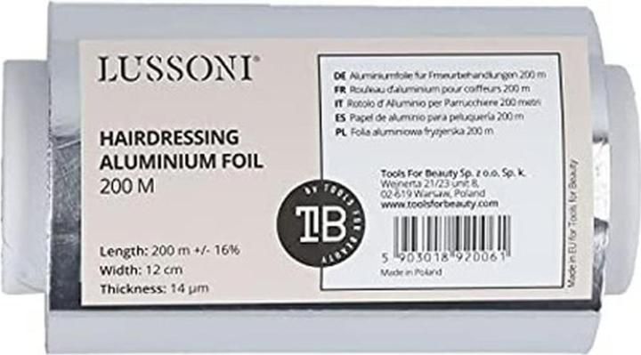 Immagine prodotto Lussoni Foglio di alluminio per parrucchieri Dsp 200m 100g