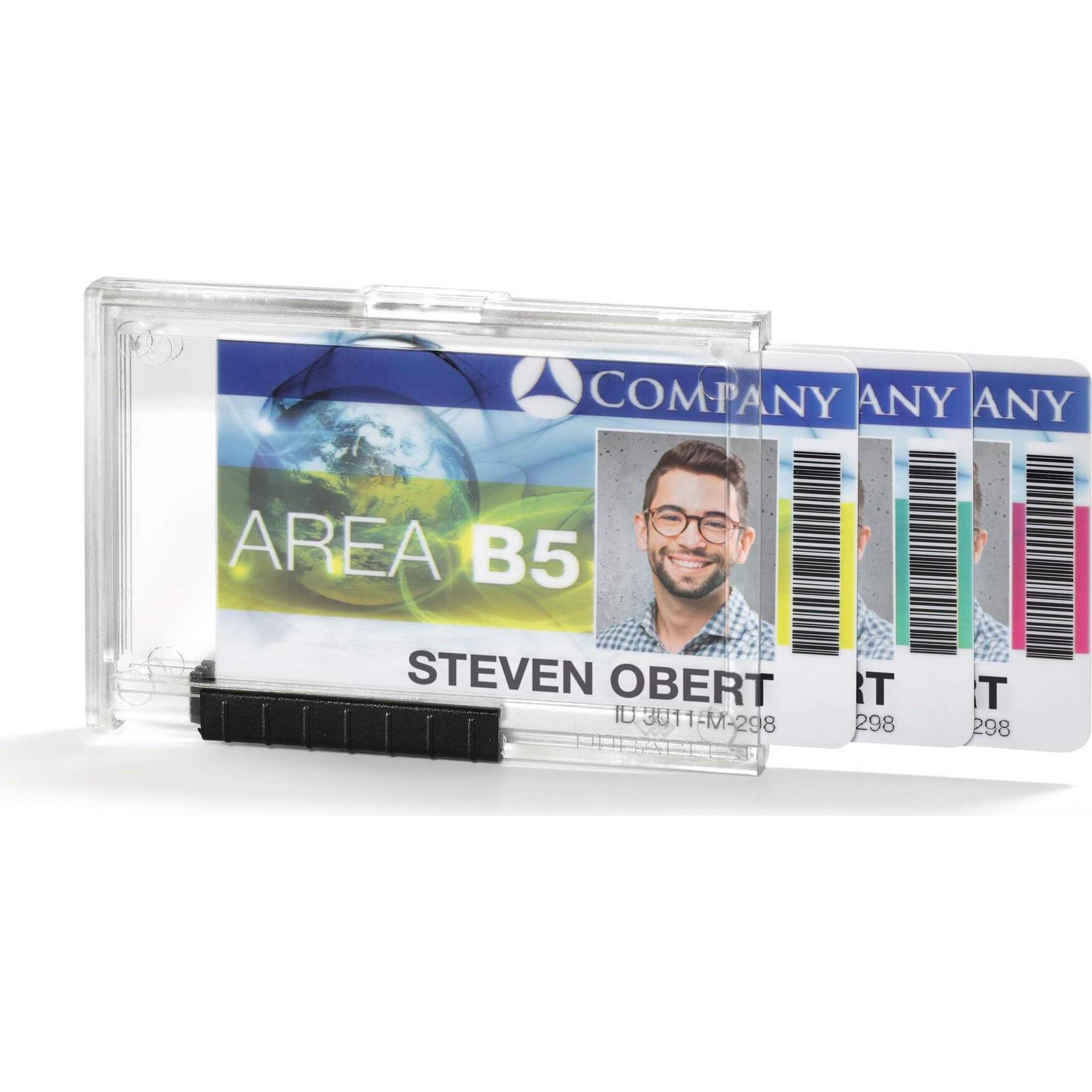 Durable, Informationsschild, Ausweishalter Pushbox