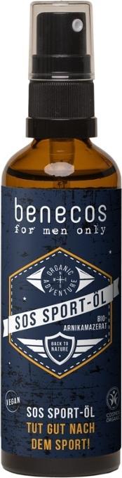 Benecos For men only Huile de sport Arnik (Huile pour le corps, 75 ml)