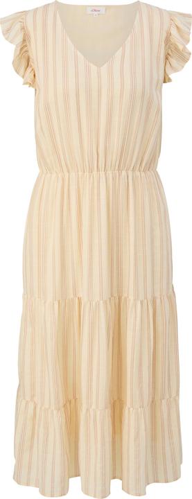 Produktbild s.Oliver Kleid Gemustertes Kleid mit Rüschen (42)