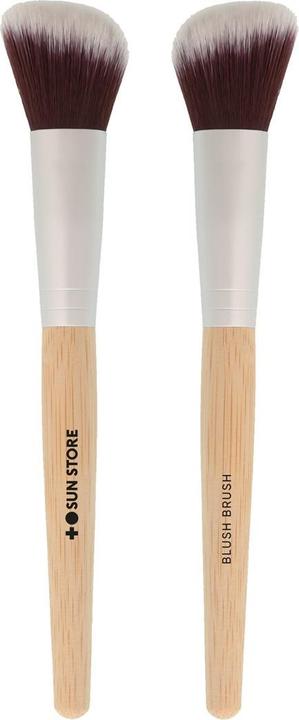 Sun Store Beauty Bamboo blush brush angled 100% vegan