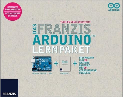 Produktbild Franzis Lernpaket Arduino mit Bauteilen