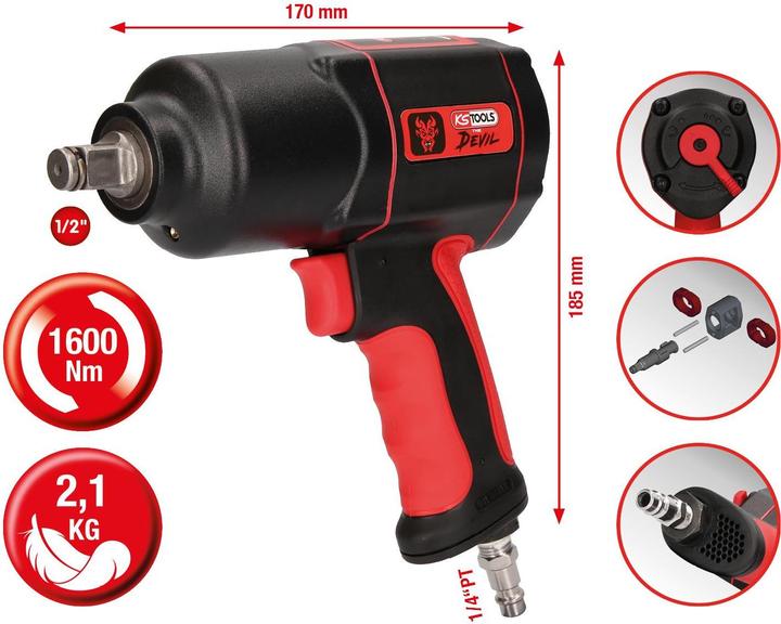 Actual product image KS Tools The Devil (Impact wrench)
