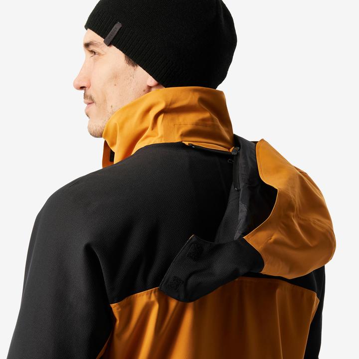 Produktbild Wedze Skijacke Herren wasserdicht und strapazierfähig - 500 camel/schwarz (XXL)