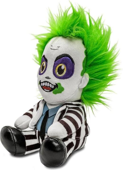 Actual product image Kidrobot Beetlejuice Phunny plush figure Beetlejuice Sitting with Striped Outfit 18 cm (18 cm)