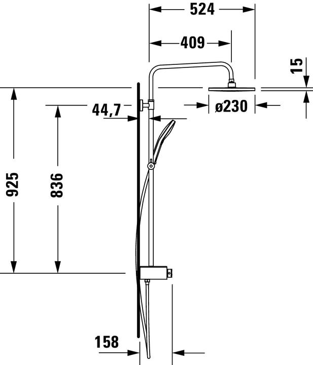 Produktbild Duravit Duschsystem