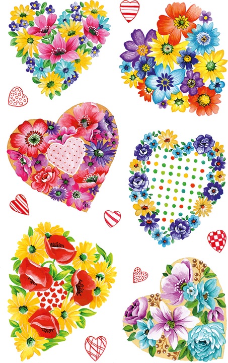 Produktbild Z-Design Blumenaufkleber