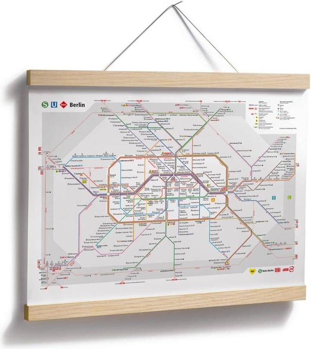 Immagine prodotto BVG Berlino - Rete Berlino (80 x 60 cm)