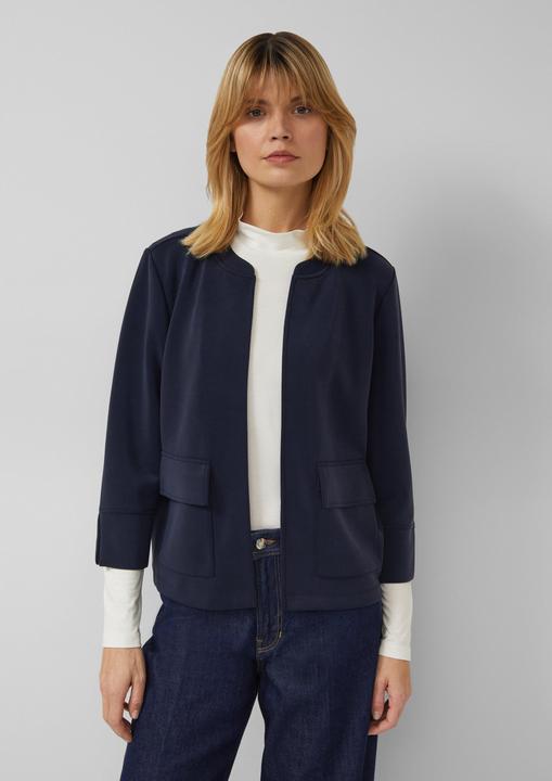 Produktbild s.Oliver Sweatshirt Jacke Verkürzte Sweatshirt-Jacke aus Scuba (34)