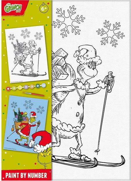 Produktbild Creative Craft Group Totum Malen nach Zahlen Grinch