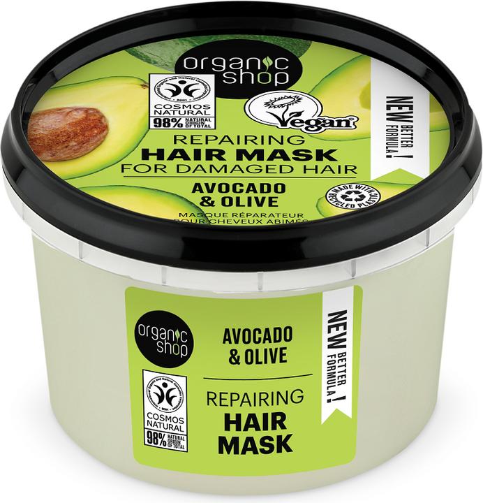 Actual product image Organic Shop Honey Avocado Hair Mask, 250 ml (250 ml)