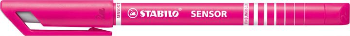Produktbild STABILO SENSOR F Finliner mit gefederter Spitzer (Rosa, 1 x)