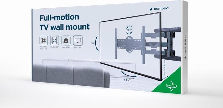 Image du produit Gembird Rotation full Motion Wall Mount (Mur, 50 kg, 40" - 80")