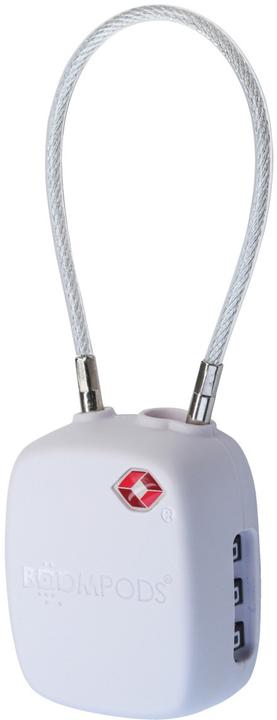 Produktbild Boompods LOCK TSA Bag Tracker White (iOS)