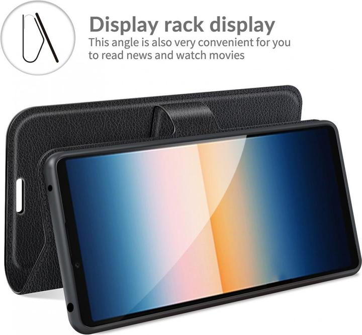 Produktbild Screenguard Sony Xperia 10 III Leather Guard Lederhülle (Sony Xperia 10 III)