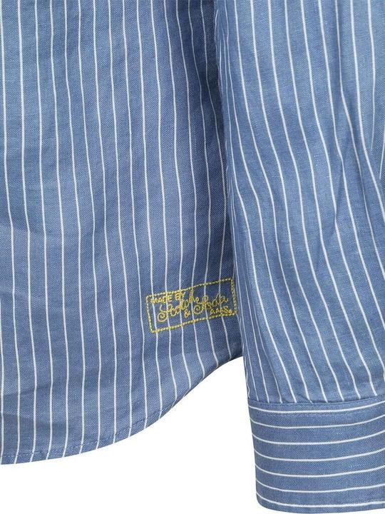 Immagine prodotto Scotch & Soda Camicia Uomo Regular-fit, Infinity White Stripe 410, M (M)