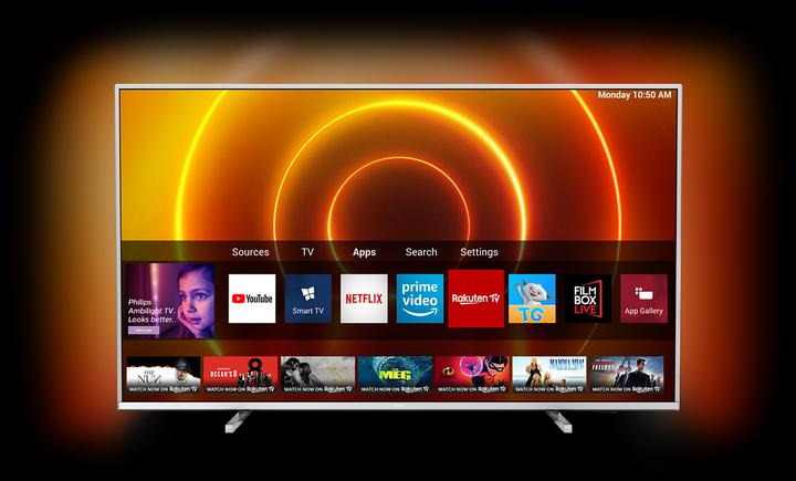 Actual product image Philips 65PUS7855 Ambilight (65", LCD, 4K, 2020)