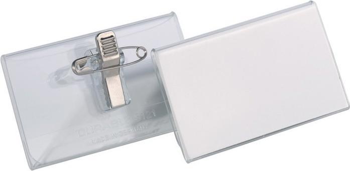 Immagine prodotto Durable Tesserini nominativi con clip combinata