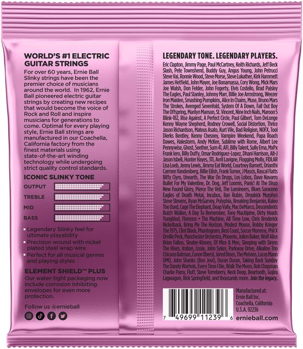 Produktbild Ernie Ball Saitensatz, Slinky Nickel, Mega 10,5-48, 3er-Pack (6 x, E-Gitarre, 0.05")