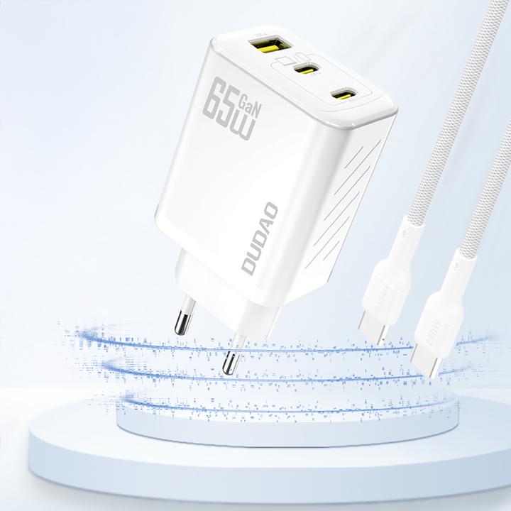 Productafbeelding Dudao A29EU 65W GaN Charger White (65 W)