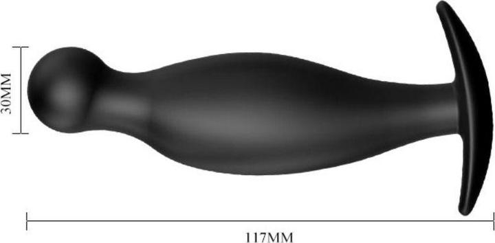 Produktbild Pretty Love Plug Anal Silicona 11.7 cm Negro