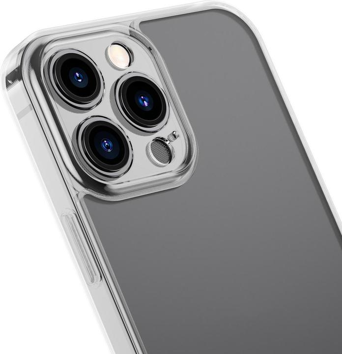 Image du produit Baseus coque en verre givré pour iphone 13 pro max coque rigide avec cadre gel transparent (arws000802) (Apple iPhone 13 Pro Max)