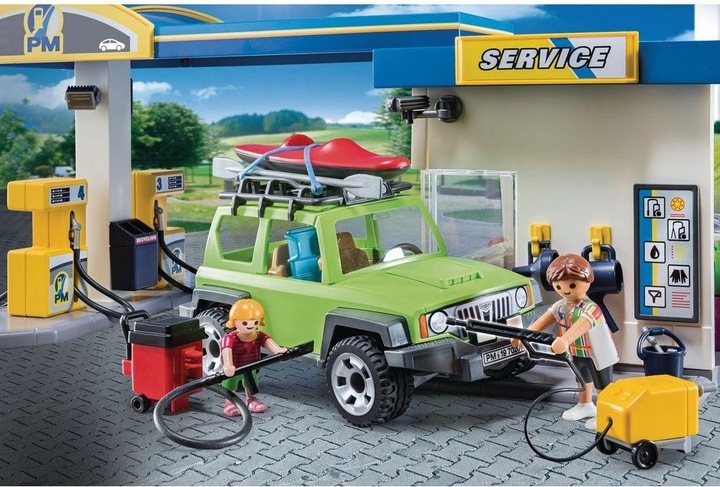 Produktbild Playmobil Grosse Tankstelle (70201, Playmobil City Life)