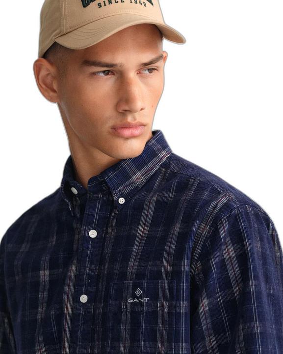 Produktbild GANT hemd reg ut cord check (S)