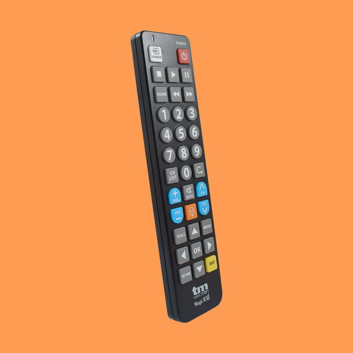 Produktbild TM Electron Fernbedienung SAMSUNG, LG, PHILIPS, SONY, PANASONIC Schwarz (Universal Fernbedienung, Infrarot)