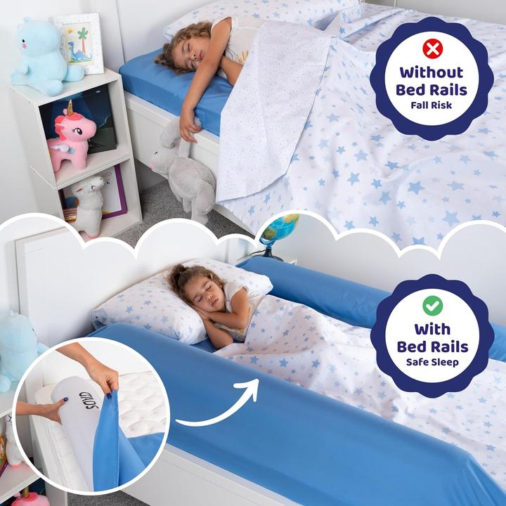 Produktbild Gads 2er-Set Aufblasbarer Rausfallschutz fürs Bett (121 cm)