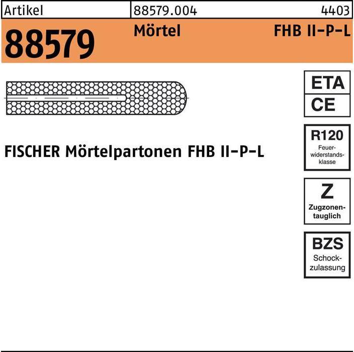 Produktbild Fischer Patrone FHB II-P 20x210 (4 Stk.)