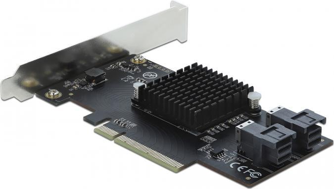 Produktbild Delock Host Bus Adapter PCIe-x8 - 2x U.2 SFF-8643 NVMe