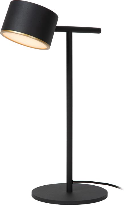 Actual product image Lucide GIAN - Tafellamp - LED Dimb. - 1x9W 2700K - Zwart