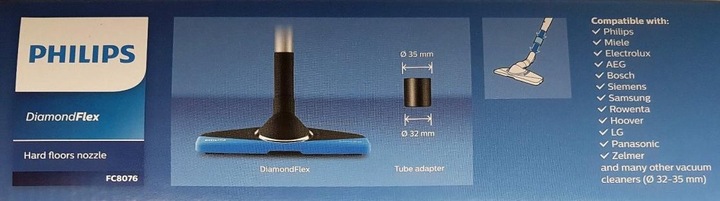 Produktbild Philips DiamondFlex Hartbodendüse FC8076/01