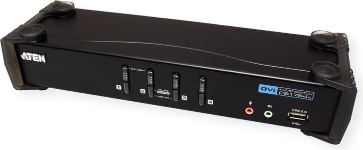 Actual product image Aten CS1764A, 4 Port KVM Switch, 2x USB, DVI