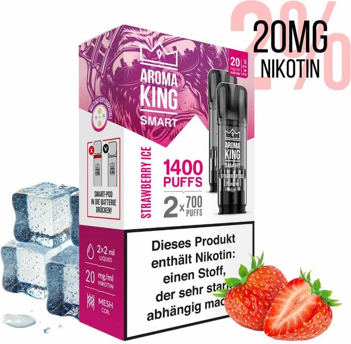 Actual product image Aroma King Strawberry Ice (Strawberry)