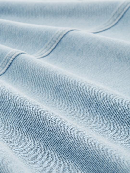Actual product image Tom Tailor Used Light Stone Blue Denim Midi Skirt for Women (XS)