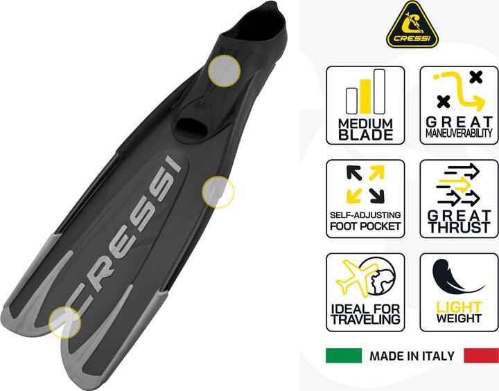 Actual product image Cressi Agua Pro Fins (44 - 45)