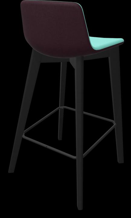 Mint, Bordeaux - Rot melange, Schwarz, Esche gebeizt schwarz