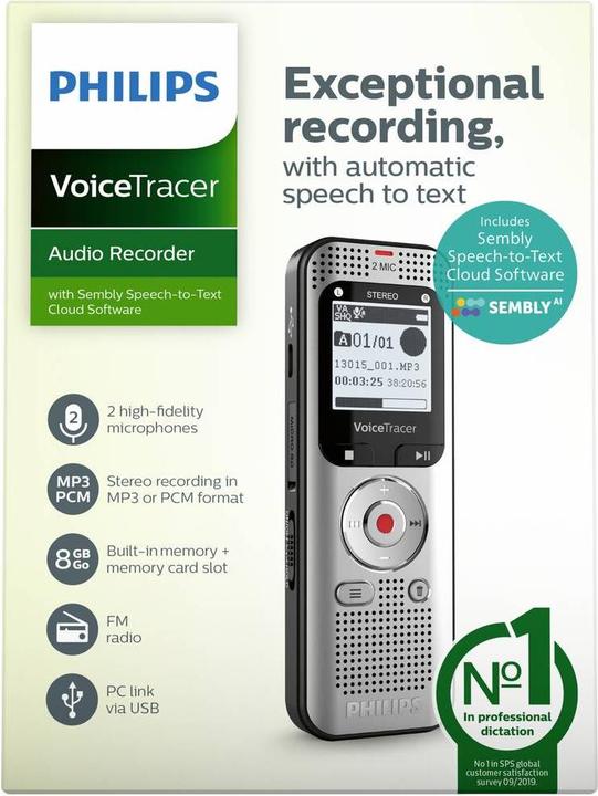 Productafbeelding Philips DVT2015 (8 GB)