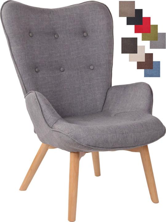 Image du produit CLP Lounger Durham tissu, gris