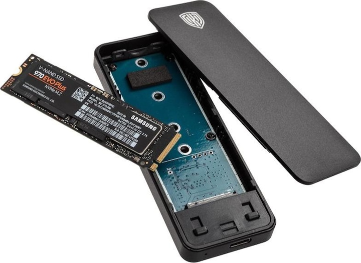 Produktbild Kolink KO-M2UC31 externes Gehäuse für M.2 NVMe SSDs (M.2, M.2 2260, M.2 2242)