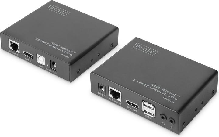 Image du produit Digitus Kit d'extension KVM HDMI® HDBaseT™ 2.0, 100 m