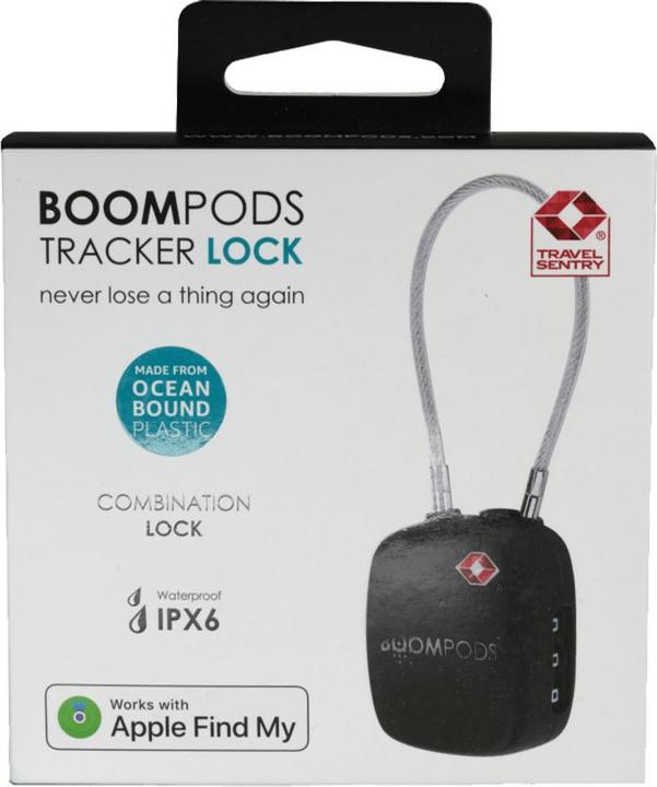 Immagine prodotto Boompods LOCK TSA Bag Tracker (Universal) Grey (Android, iOS)